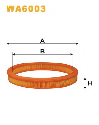 WIX FILTERS wa6003 -  Воздушный фильтр
